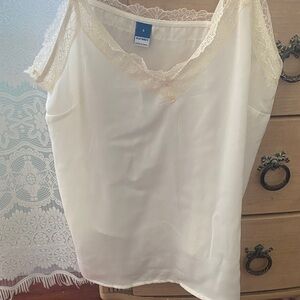 Old Navy Ivory Lace Cami Top